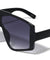Oversized Semi-Rimless Butterfly Wholesale Sunglasses