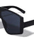 Oversized Semi-Rimless Butterfly Wholesale Sunglasses