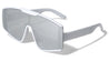 Oversized Semi-Rimless Butterfly Wholesale Sunglasses