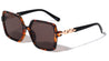 Round Butterfly Chain Temple Wholesale Sunglasses