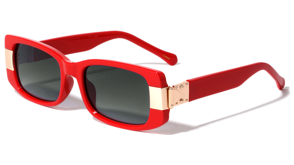 Small Oval Buckle Hinge Design Wholesale Sunglasses