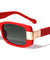 Small Oval Buckle Hinge Design Wholesale Sunglasses