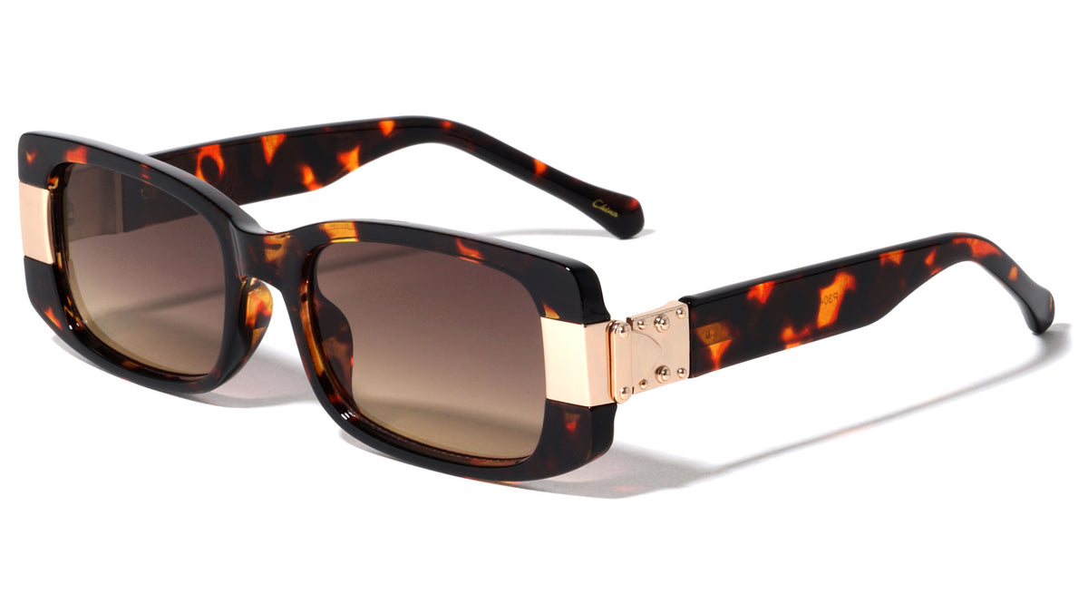 Small Oval Buckle Hinge Design Wholesale Sunglasses