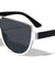 Flat Top One Piece Shield Rounded Wholesale Sunglasses