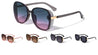 Side Glitter Shield Butterfly Fashion Wholesale Sunglasses