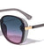 Side Glitter Shield Butterfly Fashion Wholesale Sunglasses