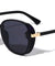 Side Glitter Shield Butterfly Fashion Wholesale Sunglasses
