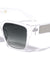 Metal Side Temple Fashion Square Wholesale Sunglasses