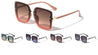 Extended Rimless Lens Butterfly Wholesale Sunglasses