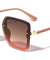 Extended Rimless Lens Butterfly Wholesale Sunglasses