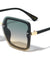 Extended Rimless Lens Butterfly Wholesale Sunglasses