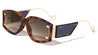 Side Temple Studded Lens Shield Wide Butterfly Wholesale Sunglasses