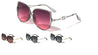 Loop Chain Temple Geometric Butterfly Wholesale Sunglasses