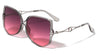 Loop Chain Temple Geometric Butterfly Wholesale Sunglasses
