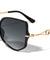 Loop Chain Temple Geometric Butterfly Wholesale Sunglasses