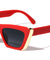 Gold Side Bar Retro Cat Eye Wholesale Sunglasses