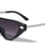 Inside Arrow Hinge One Piece Shield Lens Cat Eye Wholesale Sunglasses