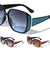 Color Glitter Side Temple Fashion Butterfly Wholesale Sunglasses