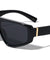 Flat Top One Piece Shield Lens Oval Wholesale Sunglasses