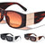 Greek Key Hinge Thick Temple Butterfly Wholesale Sunglasses