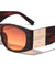 Greek Key Hinge Thick Temple Butterfly Wholesale Sunglasses