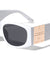 Greek Key Hinge Thick Temple Butterfly Wholesale Sunglasses
