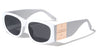 Greek Key Hinge Thick Temple Butterfly Wholesale Sunglasses