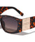 Greek Key Hinge Thick Temple Butterfly Wholesale Sunglasses