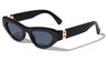 Rectangle Hinge Cutout Retro Cat Eye Wholesale Sunglasses