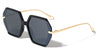 Temple Tip Loop Geometric Hexagon Wholesale Sunglasses