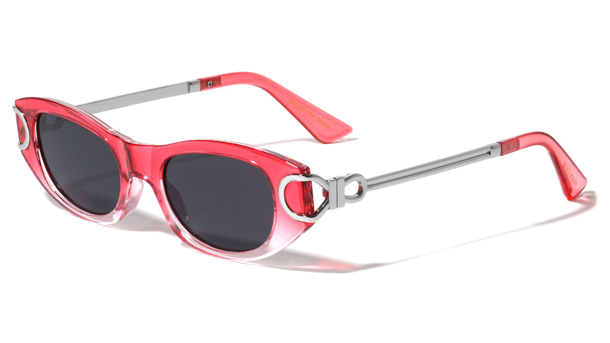 Hinge Loop Fashion Cat Eye Wholesale Sunglasses