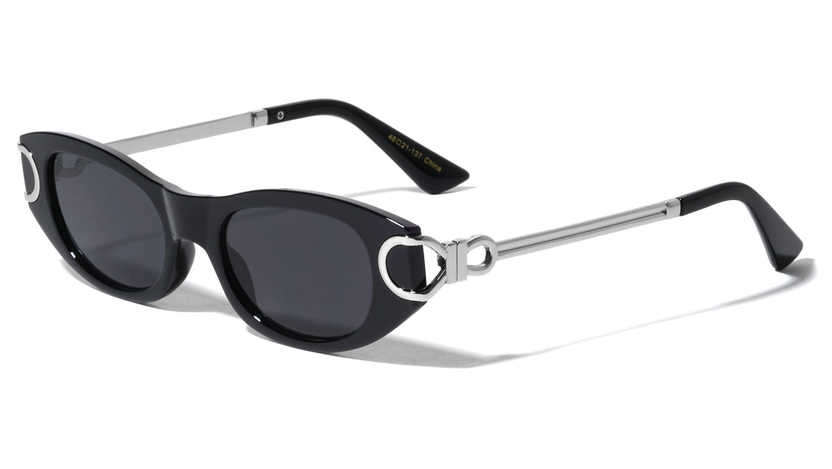 Hinge Loop Fashion Cat Eye Wholesale Sunglasses