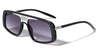 Frontal Grille Accent Modern Aviators Wholesale Sunglasses