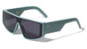 Wide One Piece Shield Lens Rectangle Fashion Wholesale Sunglasses