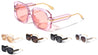 Metal Temple Accent Fashion Butterfly Wholesale Sunglasses
