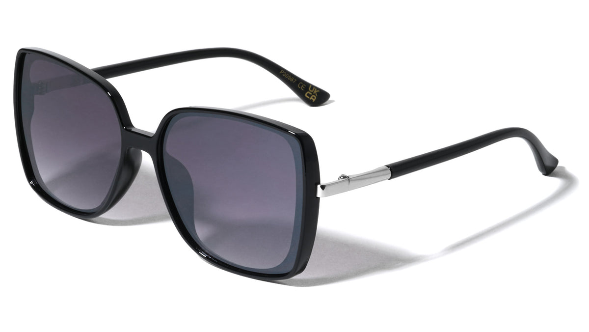 Flat Lens Fashion Butterfly Wholesale Sunglasses