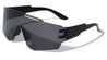 Color Mirror Lens Shield Curved Edge Wholesale Sunglasses