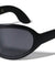 Futuristic Oversized Alien Oval Wholesale Sunglasses
