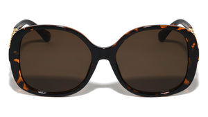 Chain Temple Color Line Fashion Butterfly Wholesale Sunglasses