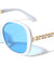 Chain Temple Color Line Fashion Butterfly Wholesale Sunglasses