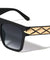 Pyramid Temple Decoration Fashion Squared Wholesale Sunglasses