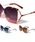 Crystal Color Temple Bars Fashion Butterfly Wholesale Sunglasses