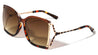 Crystal Color Temple Bars Fashion Butterfly Wholesale Sunglasses