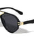 Triangle Bridge Geometric Modern Aviators Wholesale Sunglasses