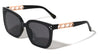 Cross Pattern Temple Cutout Fashion Cat Eye Wholesale Sunglasses