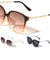 Twisted Temple Oversized Fashion Cat Eye Wholesale Sunglasses