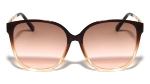 Twisted Temple Oversized Fashion Cat Eye Wholesale Sunglasses