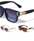 Art Deco Hinge Accent Fashion Square Wholesale Sunglasses