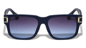 Art Deco Hinge Accent Fashion Square Wholesale Sunglasses