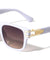 Art Deco Hinge Accent Fashion Square Wholesale Sunglasses